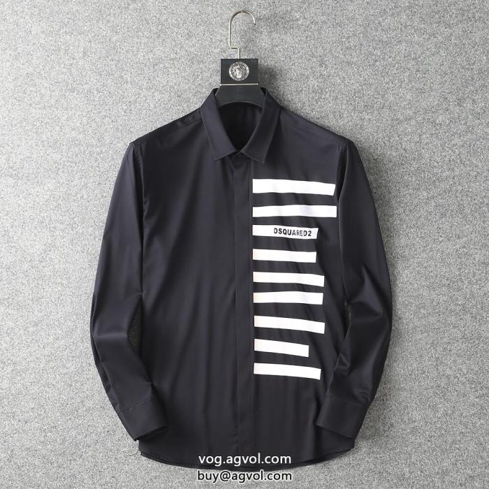 偽 ブランド 販売長袖Tシャツ限定生産品カジュアルスタイルを軽快にディースクエアード_0_3