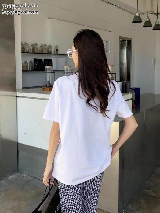 コピー 商品 ブランド半袖TシャツPRADA快適な着心地2023年2023流行ファッション_0_1