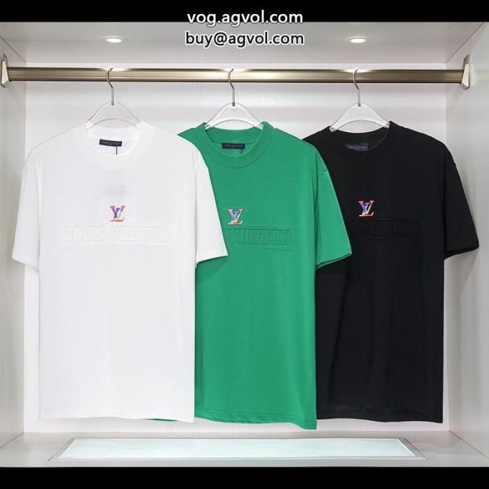 コピー ブランド 販売上等半袖Tシャツ数年愛用しても人気アイテム在庫希少ルイ ヴィトン_0_4