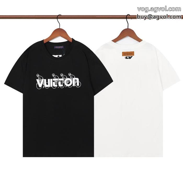 優れた品質ブランド 激安 半袖TシャツLOUIS VUITTON販売店舗限定モデル上品で優しい雰囲気に_0_1
