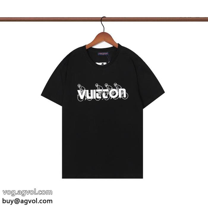 優れた品質ブランド 激安 半袖TシャツLOUIS VUITTON販売店舗限定モデル上品で優しい雰囲気に_0_2