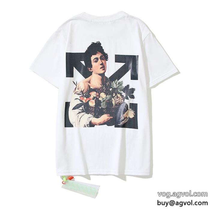 スーパー コピー 通販 優良半袖Tシャツオフホワイト最新☆大人気☆話題沸騰海外直送_0_2