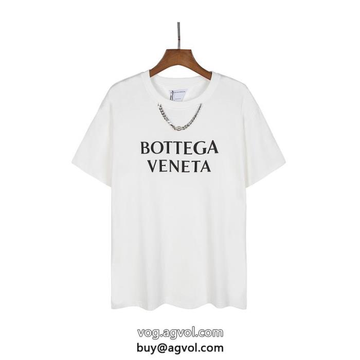 bottega venetaブランド コピー 着払いお色味たくさん大人気厳選した新しい潮流男女共用半袖Tシャツ_0_1
