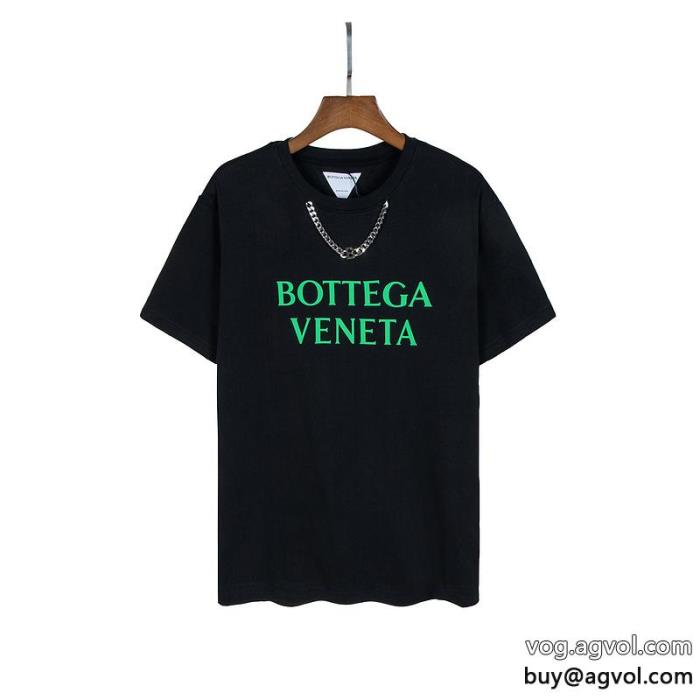 bottega venetaブランド コピー 着払いお色味たくさん大人気厳選した新しい潮流男女共用半袖Tシャツ_0_0