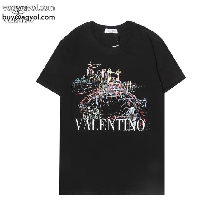 very GOOD23新作各色入手困難海外直送偽 ブランド 購入男女共用半袖Tシャツヴァレンティノ_0_0
