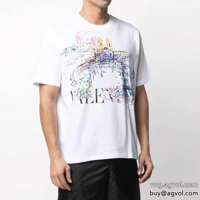 very GOOD23新作各色入手困難海外直送偽 ブランド 購入男女共用半袖Tシャツヴァレンティノ_0_1
