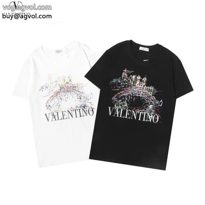very GOOD23新作各色入手困難海外直送偽 ブランド 購入男女共用半袖Tシャツヴァレンティノ_0_2