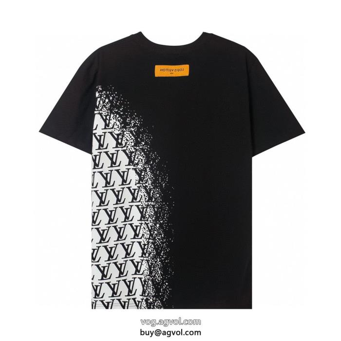 LOUIS VUITTON透け感の持つ涼しげな印象先取り2023限定新作コピー 商品 ブランド半袖Tシャツ_0_0