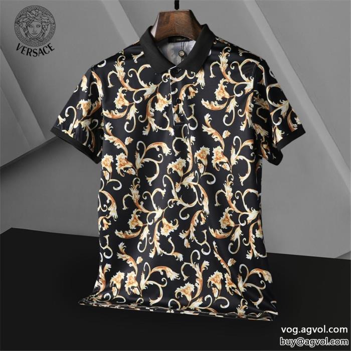 20232023も引き続きトレンドきれいめ派に上質VERSACEブランド コピー 専門半袖Tシャツ_0_1