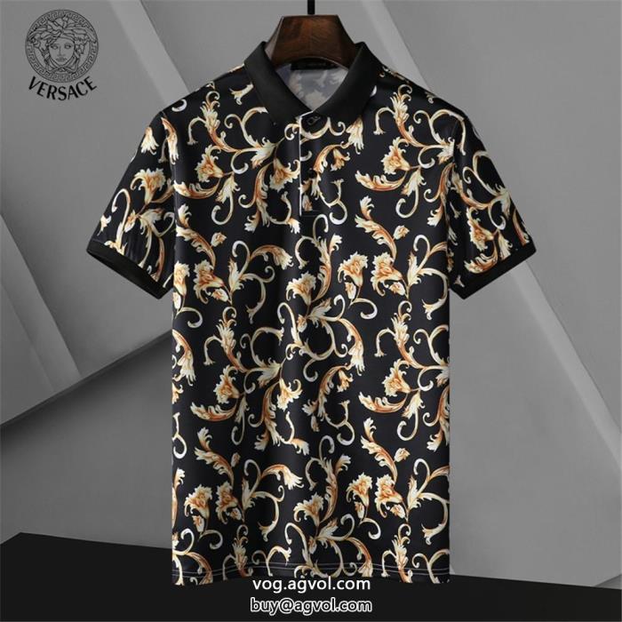 20232023も引き続きトレンドきれいめ派に上質VERSACEブランド コピー 専門半袖Tシャツ_0_2