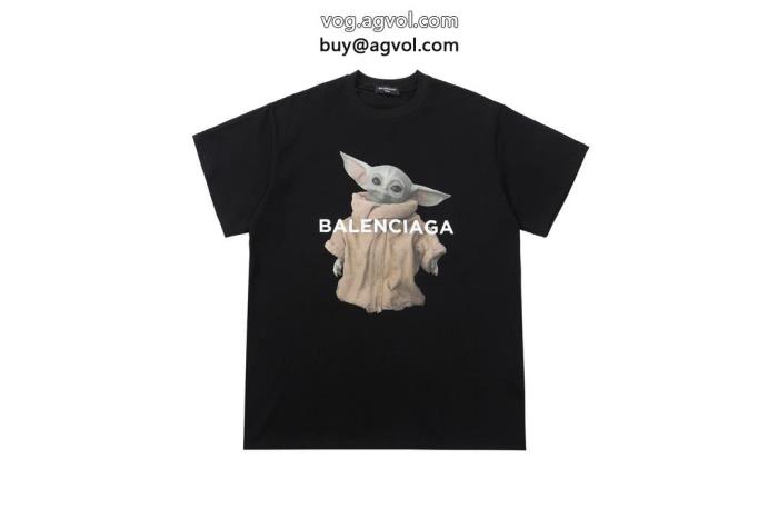 balenciaga著名人愛用売切れ必須半袖Tシャツブランド コピー 販売 _0_4