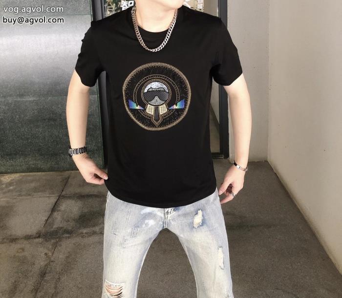数量限定大人のこなれ感半袖Tシャツコピー ブランドFENDI_0_0