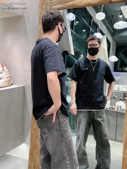 半袖Tシャツ大人買いする方も多い通勤にもOKブランド コピー ショップフェンディ_0_1