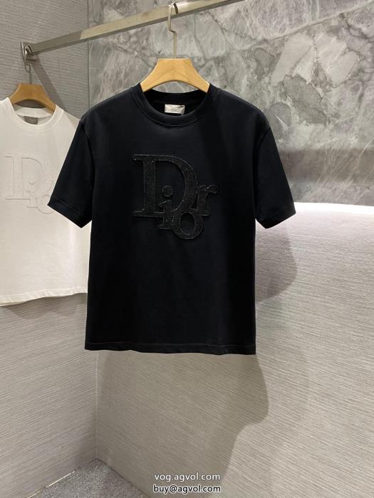 ディオール激安 ブランド着まわし抜群カラーちょっと大人の印象半袖Tシャツ_0_3