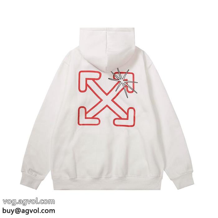 上品さ漂う元気な印象に偽 ブランド 販売評判が高いパーカーOff-White_0_1