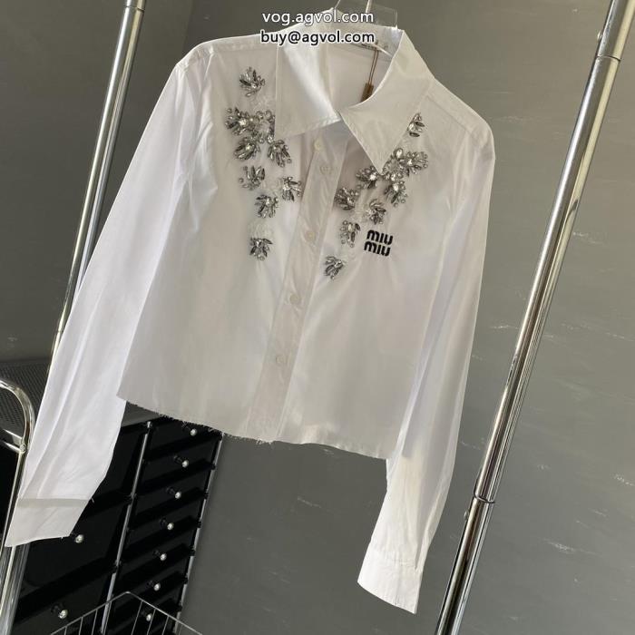 偽物 ブランド 激安可愛い新モデル抜け感のある冬着物長袖Tシャツミュウミュウ_0_1