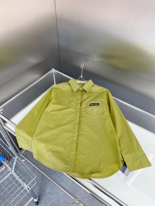 ブランド 偽物 激安長袖Tシャツ数量限定☆2023SS高級感のあるデザインミュウミュウ_0_0