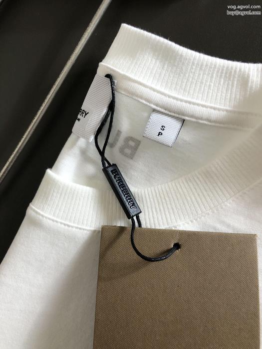 王道コンビ飽きのこないデザイン半袖TシャツBURBERRYスーパー コピー 安心_0_1