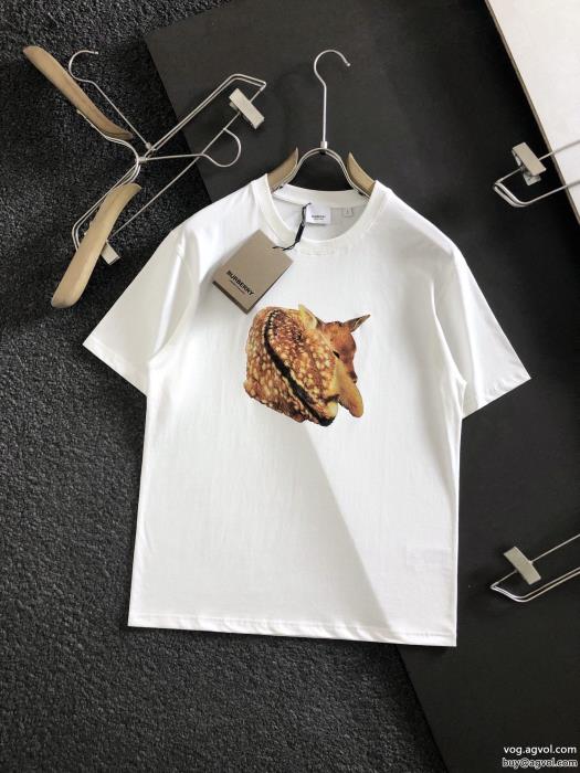 王道コンビ飽きのこないデザイン半袖TシャツBURBERRYスーパー コピー 安心_0_2