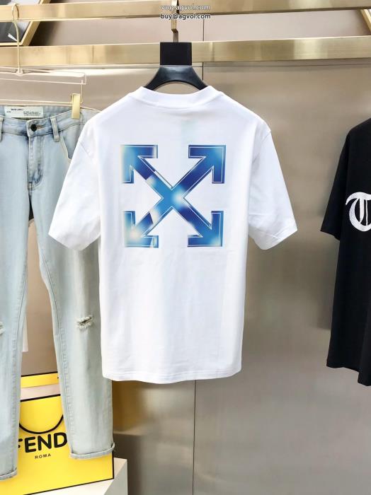 半袖Tシャツ洒落感を演出する！透け感優しいブランド スーパー コピー 通販Off-White_0_1