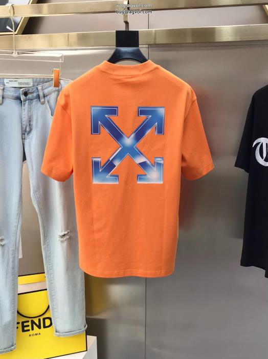半袖Tシャツ洒落感を演出する！透け感優しいブランド スーパー コピー 通販Off-White_0_2