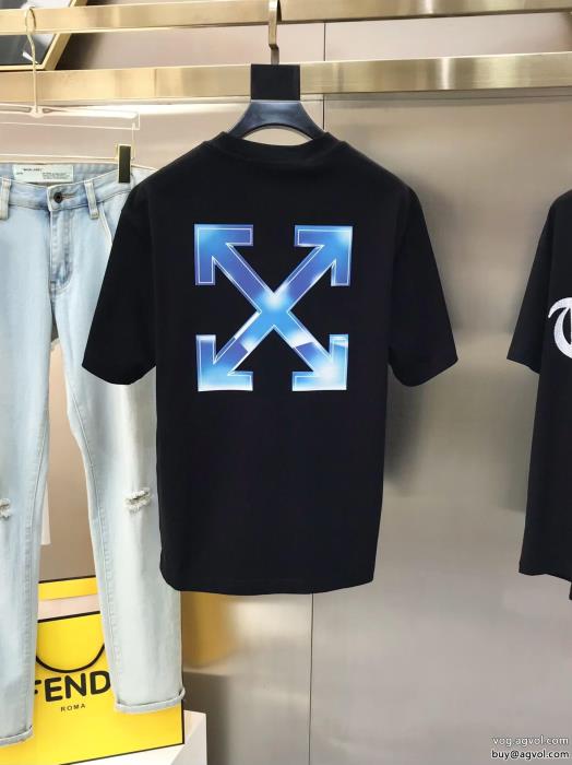 半袖Tシャツ洒落感を演出する！透け感優しいブランド スーパー コピー 通販Off-White_0_8