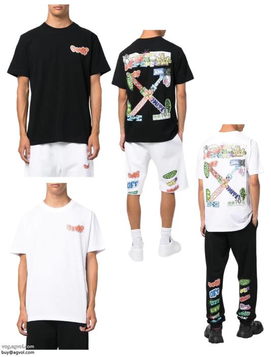 偽物 ブランド 激安即発送可 2022-23限定モデルOff-White半袖Tシャツ_0_2