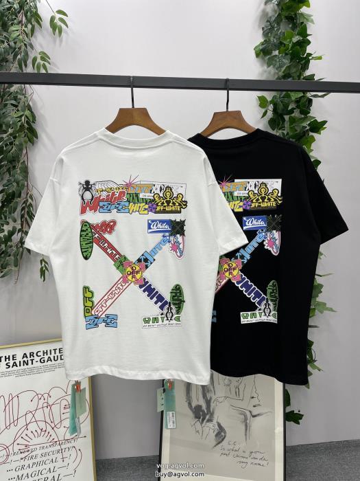偽物 ブランド 激安即発送可 2022-23限定モデルOff-White半袖Tシャツ_0_3