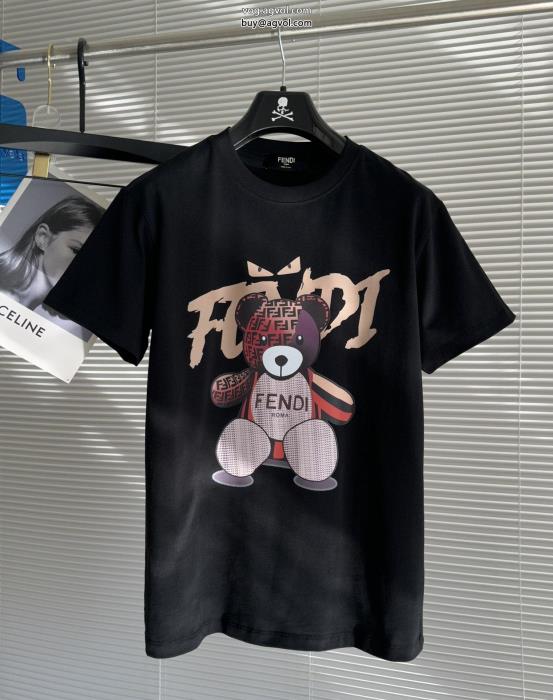 FENDIブランド フェイク驚き価格絶対に抑えておきたいトレンド半袖Tシャツ_0_0