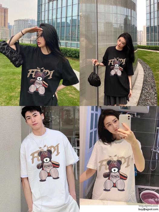 FENDIブランド フェイク驚き価格絶対に抑えておきたいトレンド半袖Tシャツ_0_4