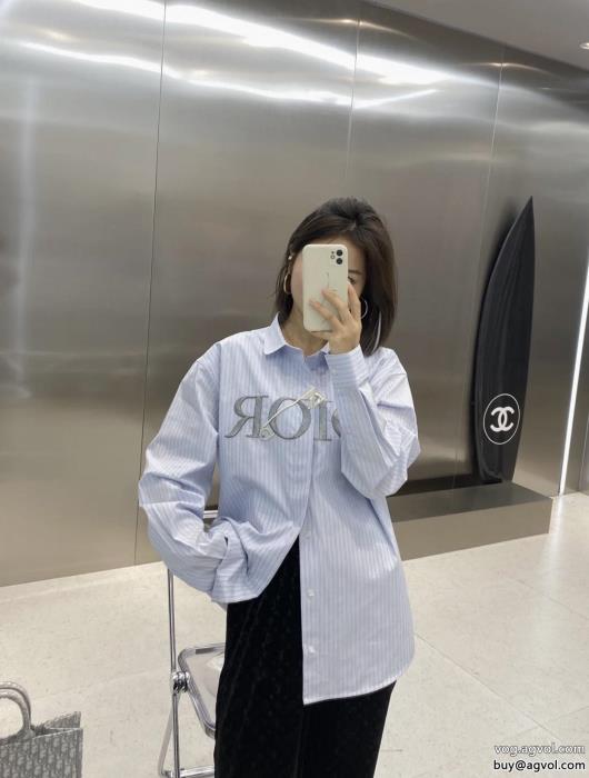 スーパー コピー ブランド 通販長袖Tシャツ大人気オリジナル柔らかい色調DIOR_0_5