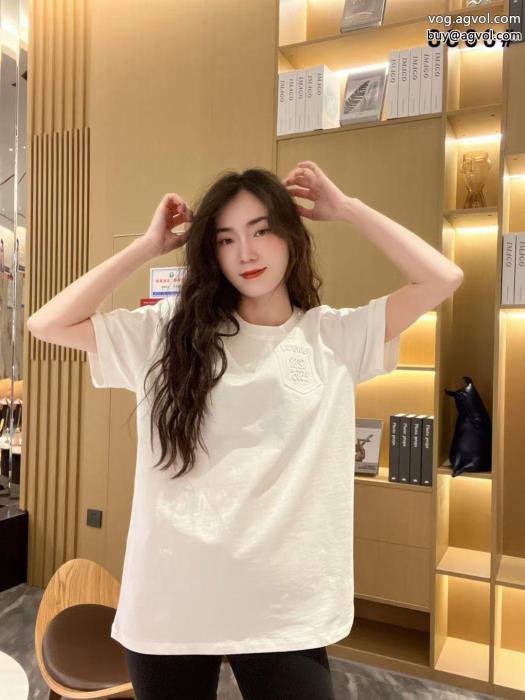 偽物 ブランド ショップ半袖Tシャツロエベ清涼感SS23限定版_0_3