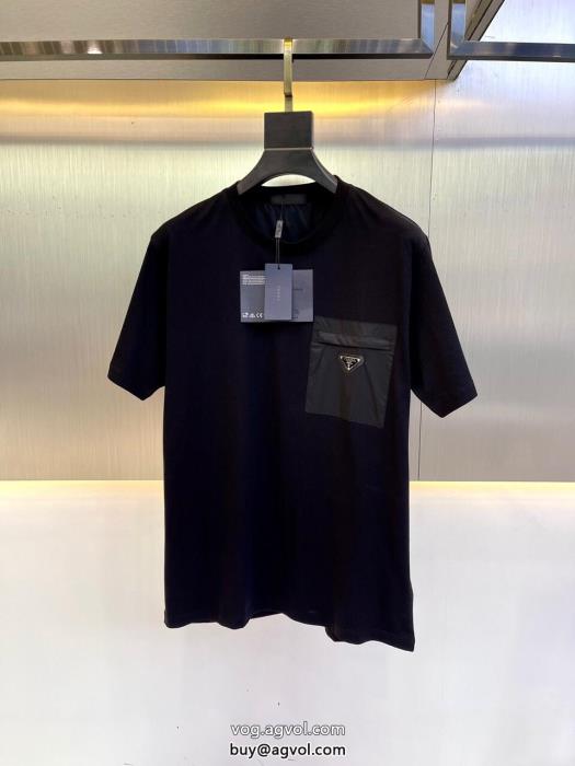 プラダスーパー コピー 安心 半袖Tシャツ大人気アイテム上品シックなお品_0_1