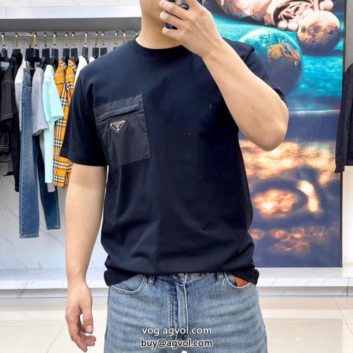 プラダスーパー コピー 安心 半袖Tシャツ大人気アイテム上品シックなお品_0_2