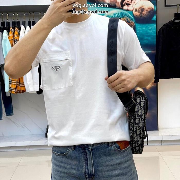 プラダスーパー コピー 安心 半袖Tシャツ大人気アイテム上品シックなお品_0_3
