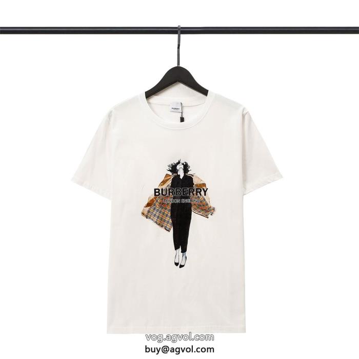 ブランド 通販 激安BURBERRY完売間近冬の買い必須！半袖Tシャツ_0_2