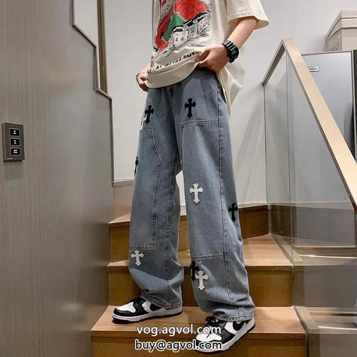 残りサイズわずか超必須アイテムコピー 商品 販売ジーンズCHROME HEARTS_0_4