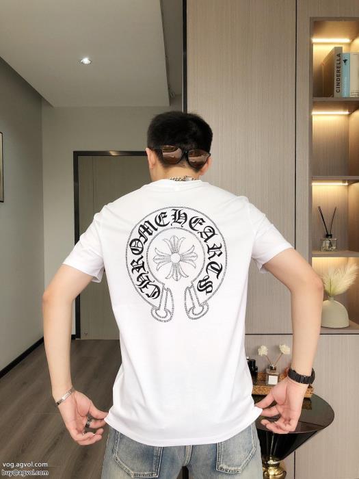 ブランド 偽物今年らしい着こなしカジュアル反転魅力クロムハーツ半袖Tシャツ_0_4