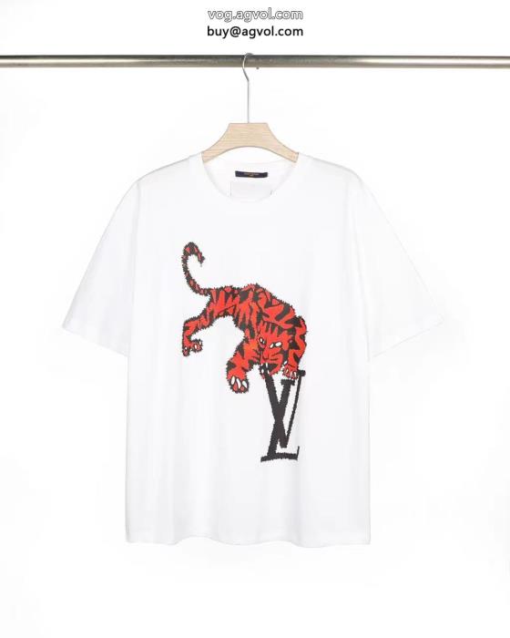 上品な落ち感ある爽やかさ偽 ブランド半袖Tシャツルイ ヴィトン_0_3