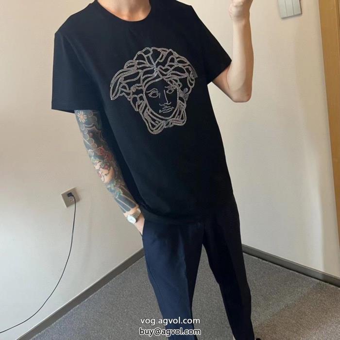 半袖Tシャツ最旬のスタイルプレミアム品質コピー ブランド 通販 安心VERSACE_0_1
