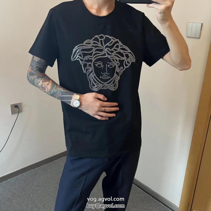 半袖Tシャツ最旬のスタイルプレミアム品質コピー ブランド 通販 安心VERSACE_0_2