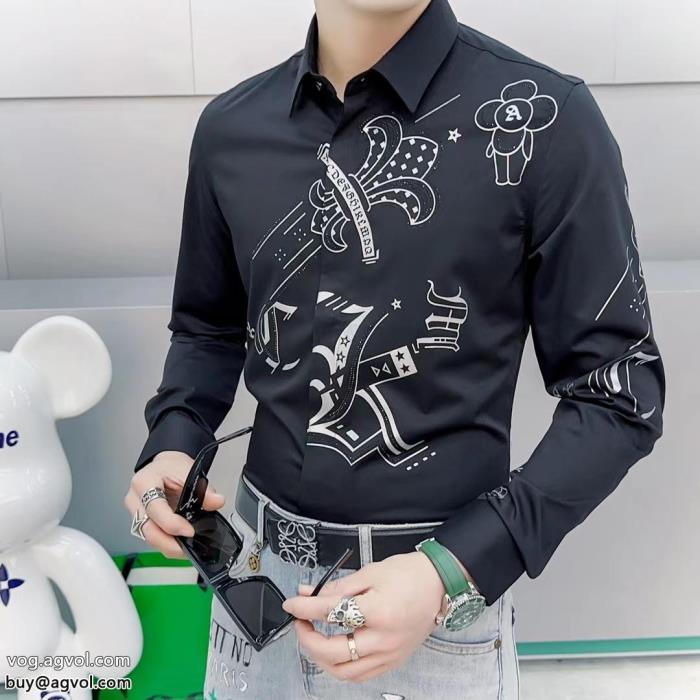 長袖TシャツCHROME HEARTSブランド コピー 販売色気のあるスタイルに仕上げ2023に使えるおすすめトップス_0_2