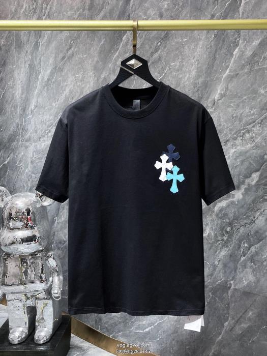 ブランド 偽物クロムハーツカジュアルを一歩大人に着まわし抜群カラー半袖Tシャツ_0_3