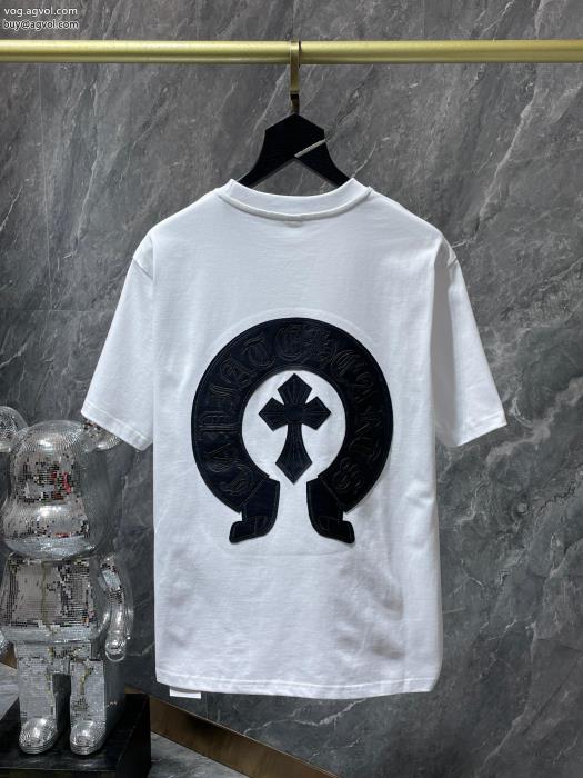 偽物 ブランド 激安半袖TシャツCHROME HEARTS今旬のシルエットバランス雑誌も街も人気アイテム_0_1