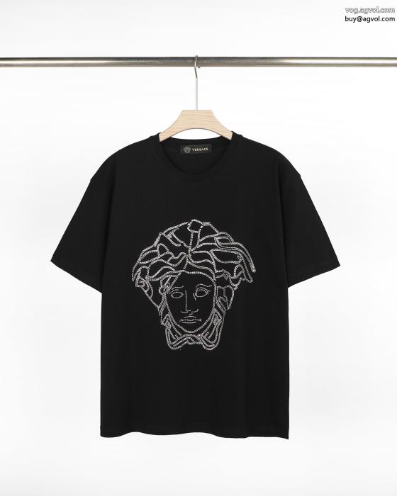 VERSACE半袖Tシャツブランド 激安シンプル使えるヘルシー 抜け感重視_0_0