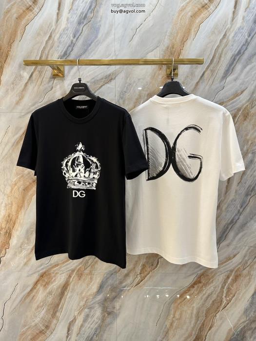 偽 ブランド 色気のあるスタイルに仕上げ爽やかすぎない大人の印象に半袖Tシャツドルチェ＆ガッバーナ_0_0