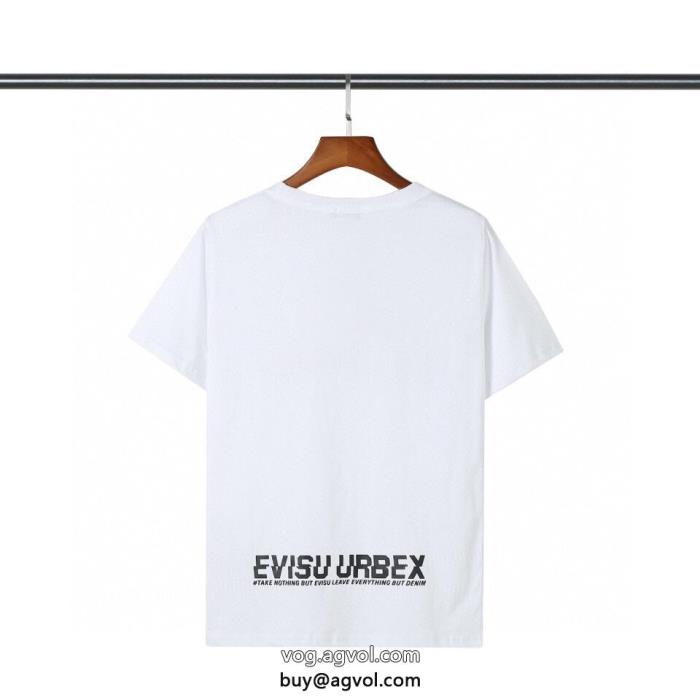 海外限定モデル 新作季節を問わず活躍しブランド コピー半袖Tシャツエヴィス_0_4