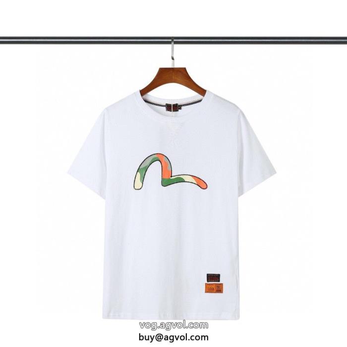 海外限定モデル 新作季節を問わず活躍しブランド コピー半袖Tシャツエヴィス_0_3