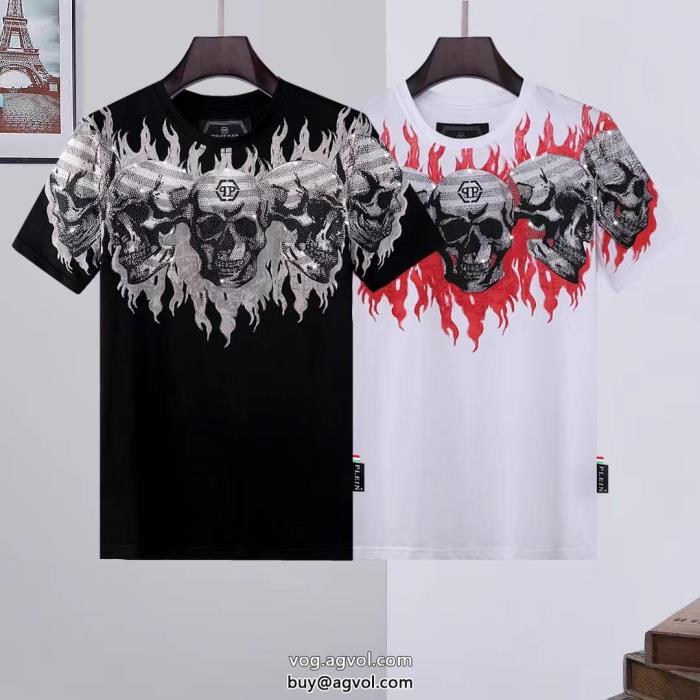 半袖Tシャツ洒落感を演出する！品良くおしゃれ偽 ブランド 購入フィリッププレイン_0_0