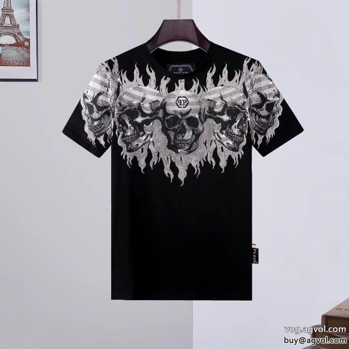 半袖Tシャツ洒落感を演出する！品良くおしゃれ偽 ブランド 購入フィリッププレイン_0_2